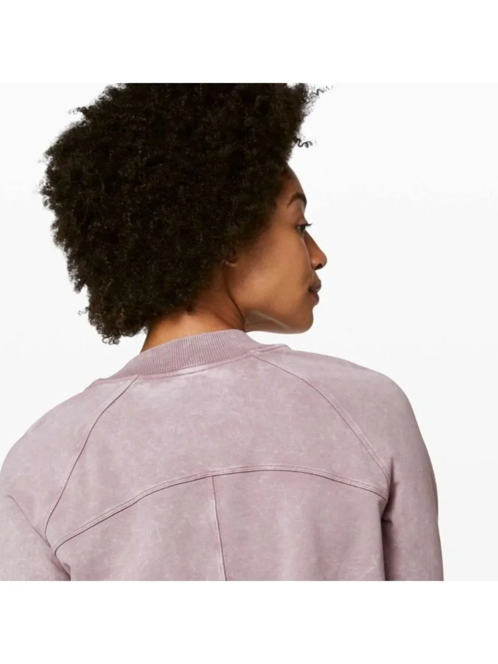 Lululemon Ready to Roll Crew Washed Vintage Mauve